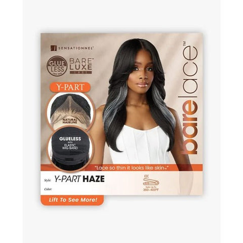 Sensationnel Barelace Synthetic Luxe Glueless Lace Front Wig - Y-PART HAZE - SoGoodBB.com