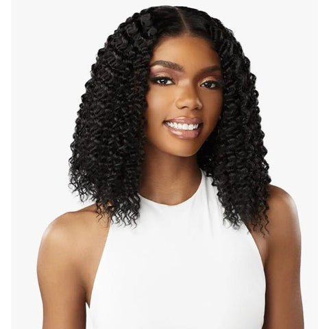 Sensationnel Butta Human Hair Blend Wet & Wavy Lace Front Wig - WATER WAVE 12" - SoGoodBB.com