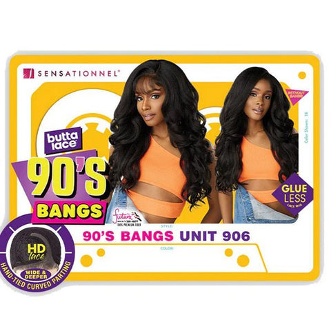 Sensationnel Butta Lace Glueless HD Lace Front Wig - 90's BANGS UNIT 906 - SoGoodBB.com