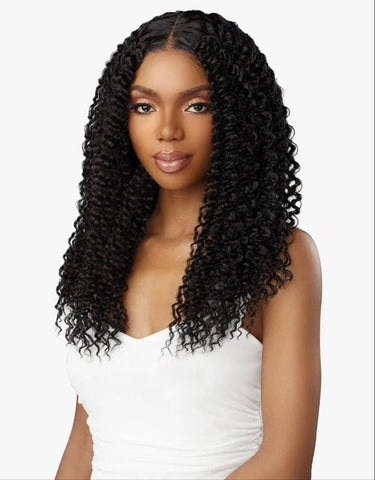 Sensationnel Butta Lace Human Hair Blend Lace Front Wig - KINKY WATER WAVE 18″ - SoGoodBB.com