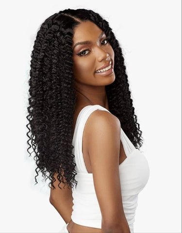 Sensationnel Butta Lace Human Hair Blend Lace Front Wig - KINKY WATER WAVE 18″ - SoGoodBB.com