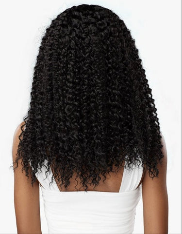 Sensationnel Butta Lace Human Hair Blend Lace Front Wig - KINKY WATER WAVE 18″ - SoGoodBB.com