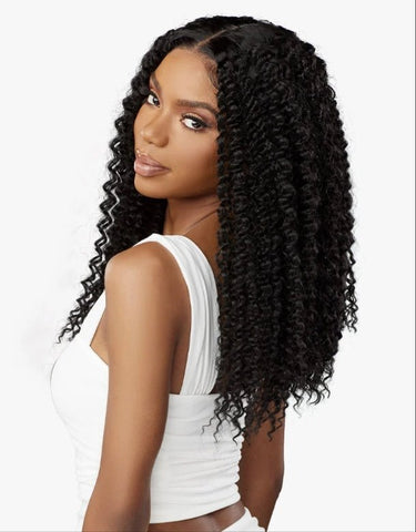 Sensationnel Butta Lace Human Hair Blend Lace Front Wig - KINKY WATER WAVE 18″ - SoGoodBB.com