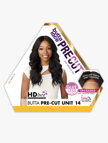 Sensationnel Butta Synthetic Pre Cut Glueless HD Lace Wig - BUTTA PRE CUT UNIT 14 - SoGoodBB.com
