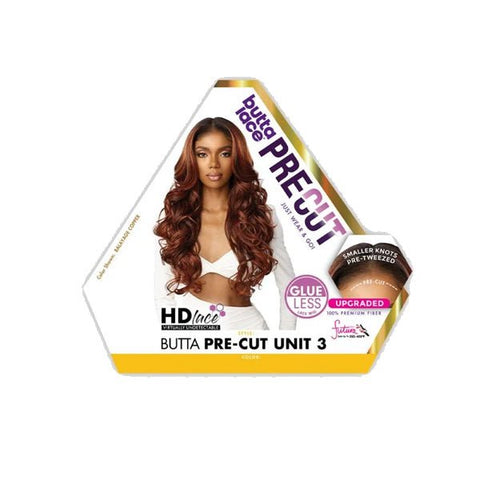 Sensationnel Butta Synthetic Pre Cut Glueless HD Lace Wig - BUTTA PRE CUT UNIT 3 - SoGoodBB.com