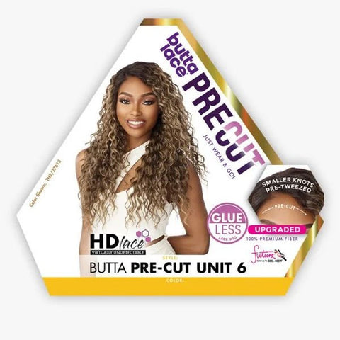 Sensationnel Butta Synthetic Pre Cut Glueless HD Lace Wig - BUTTA PRE CUT UNIT 6 - SoGoodBB.com