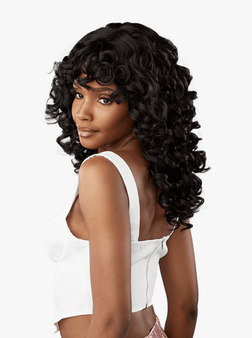 Sensationnel Glamzy Synthetic Hair Glueless HD Lace Parting Wig - Bailey - SoGoodBB.com
