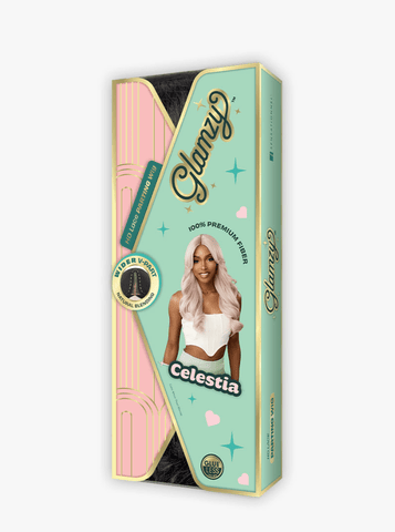 Sensationnel Glamzy Synthetic Hair Glueless HD Lace Parting Wig - CELESTIA - SoGoodBB.com