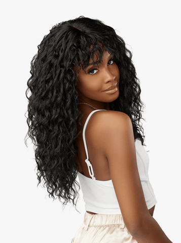 Sensationnel Glamzy Synthetic Hair Glueless HD Lace Parting Wig - Misty - SoGoodBB.com