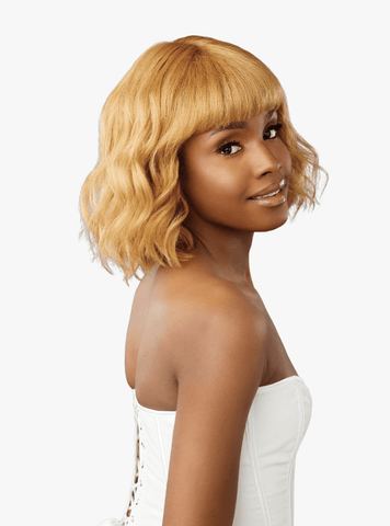 Sensationnel Glamzy Synthetic Hair Glueless HD Lace Parting Wig - Rosy - SoGoodBB.com