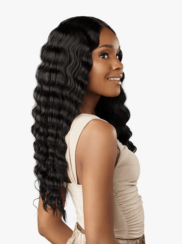 Sensationnel Glamzy Synthetic Hair Glueless HD Lace Parting Wig - SERAPHINA - SoGoodBB.com