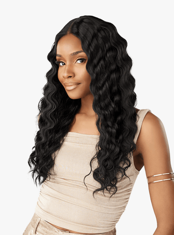 Sensationnel Glamzy Synthetic Hair Glueless HD Lace Parting Wig - SERAPHINA - SoGoodBB.com