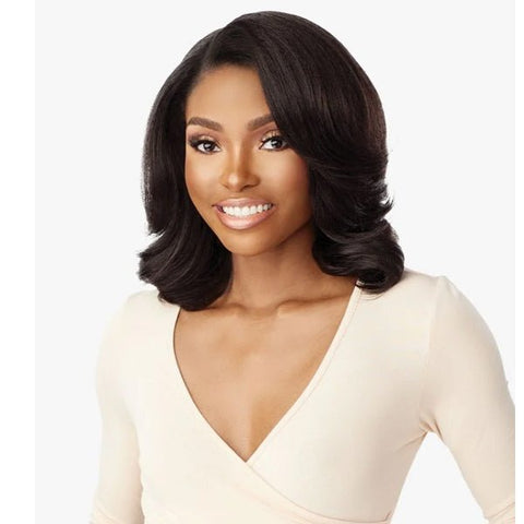 Sensationnel Kinky Edges Kinks & Co 13x6 HD Lace Front Wig - 13x6 KINKY BLOW OUT 12" - SoGoodBB.com