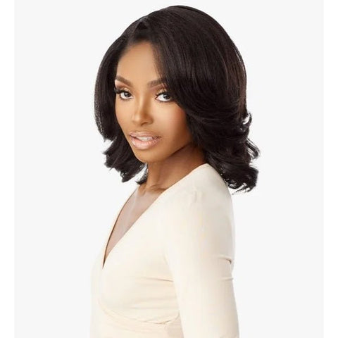 Sensationnel Kinky Edges Kinks & Co 13x6 HD Lace Front Wig - 13x6 KINKY BLOW OUT 12" - SoGoodBB.com