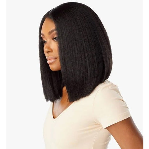 Sensationnel Kinky Edges Kinks & Co 13x6 HD Lace Front Wig - 13x6 KINKY BOB 14" - SoGoodBB.com
