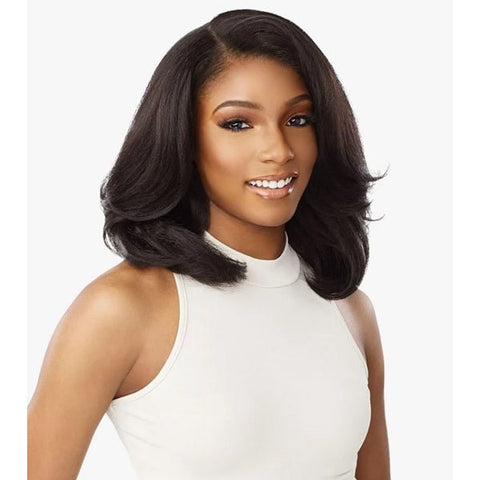 Sensationnel Kinky Edges Kinks & Co 13x6 HD Lace Front Wig - 13x6 KINKY LAYERED BLOW OUT 14 - SoGoodBB.com