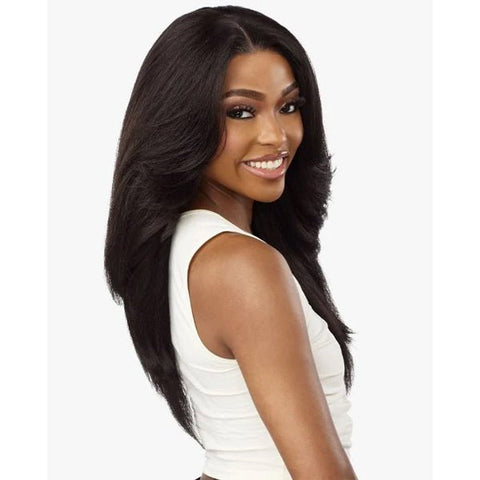 Sensationnel Kinky Edges Kinks & Co 13x6 HD Lace Front Wig - 13x6 KINKY LAYERED BLOW OUT 22 - SoGoodBB.com