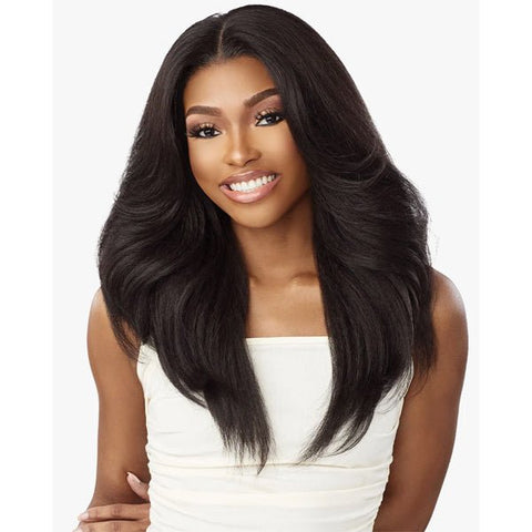 Sensationnel Kinky Edges Kinks & Co 13x6 HD Lace Front Wig - 13x6 KINKY LAYERED BLOW OUT 22 - SoGoodBB.com