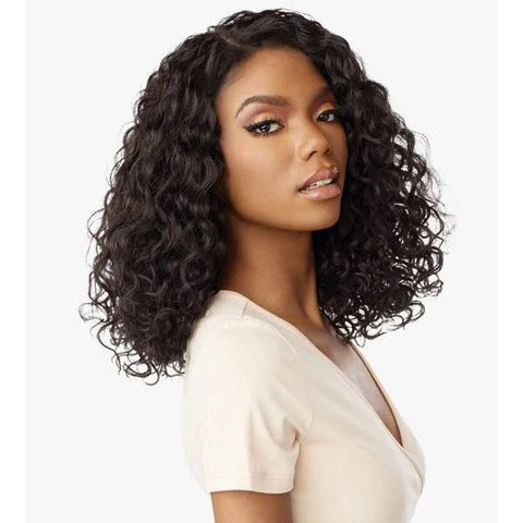 Sensationnel Kinky Edges Kinks & Co 13x6 HD Lace Front Wig - 13x6 KINKY NATURAL WAVE 14" - SoGoodBB.com
