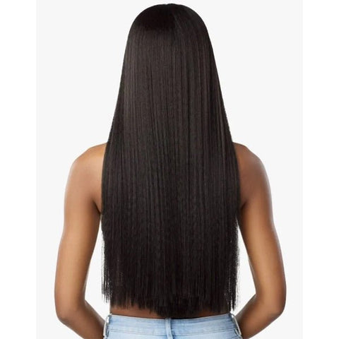 Sensationnel Kinky Edges Kinks & Co 13x6 HD Lace Front Wig - 13x6 KINKY SILK PRESSED 26 - SoGoodBB.com