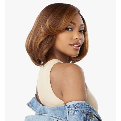 Sensationnel Kinky Edges Kinks & Co Y - Part Lace Wig - KINKY CHIC BOB 12 - SoGoodBB.com
