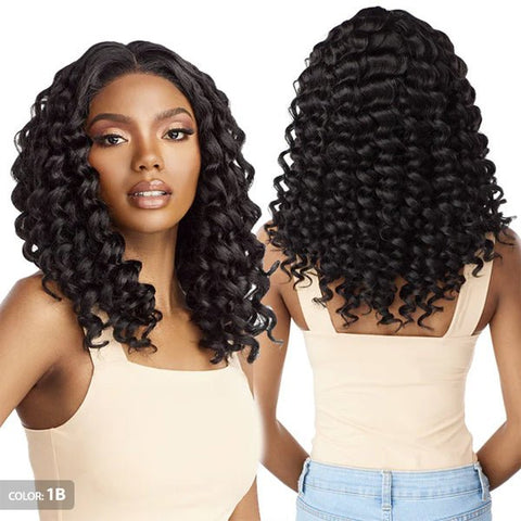 Sensationnel Kinky Edges Kinks & Co Y - Part Lace Wig - KINKY ROD CURL 18 - SoGoodBB.com