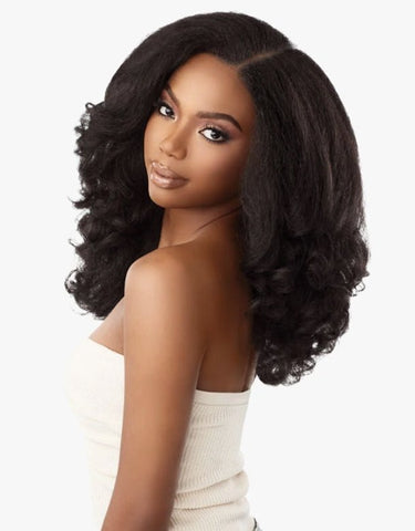 Sensationnel Kinky Edges Kinks & Co Y - Part Lace Wig - KINKY ROLLER SET 16 - SoGoodBB.com