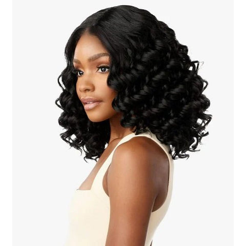 Sensationnel Kinky Edges Kinks & Co Y - Part Lace Wig - KINKY SPIRAL CURL 14 - SoGoodBB.com