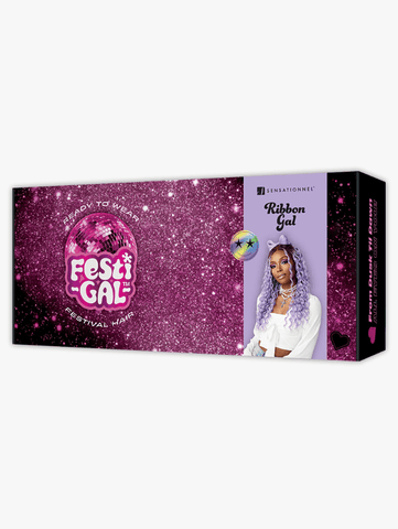 Sensationnel Shear Muse Festi - Gal Glueless Y - Part HD Lace Front Wig - Ribbon Gal - SoGoodBB.com