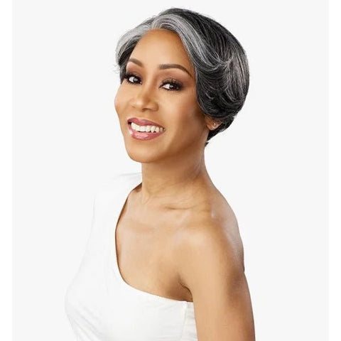 Sensationnel Synthetic Hair Dashly Salt & Pepper Lace Wig - SP LACE UNIT 7 - SoGoodBB.com