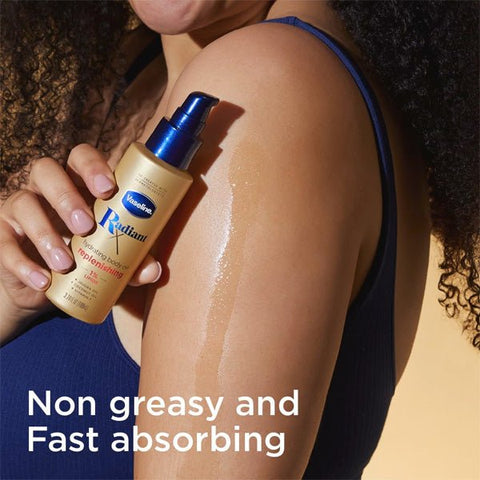 Vaseline Radiant X Replenishing And Hydrating Body Oil - 3.7oz - (C) - SoGoodBB.com