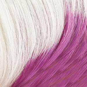 Zury Frontal Lace Wigs UNDER H PINK Zury Sis Synthetic Hair Angel Bob Style HD Lace Front Wig - ABENA