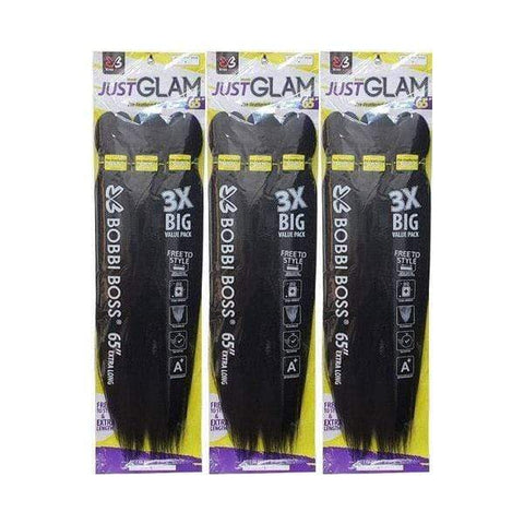 [3 Pack deal] Bobbi Boss 3X Pre-feathered - JUST GLAM BRAID 65" - SoGoodBB.com