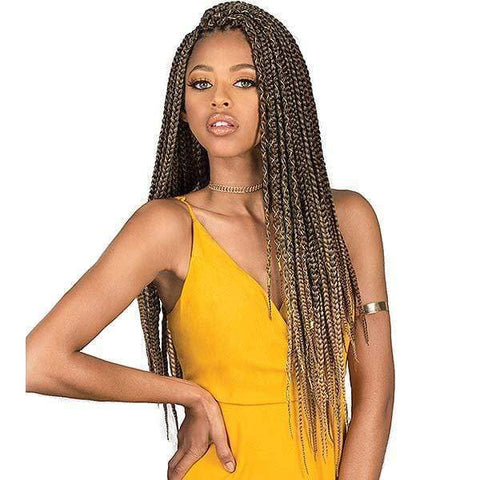 [3 Pack Deal] Bobbi Boss African Roots Collection Crochet Braid - BOMBA BOX BRAID 18" - SoGoodBB.com