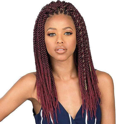 [3 Pack Deal] Bobbi Boss African Roots Collection Crochet Braid - BOMBA SENEGAL TWIST 18" - SoGoodBB.com