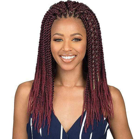 [3 Pack Deal] Bobbi Boss African Roots Collection Crochet Braid - BOMBA SENEGAL TWIST 18" - SoGoodBB.com