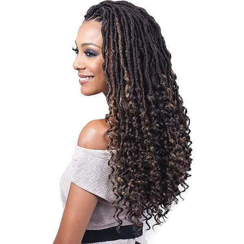 [3 Pack Deal] Bobbi Boss African Roots Collection Crochet Braid - NU LOCS CURLY TIPS 20" - SoGoodBB.com