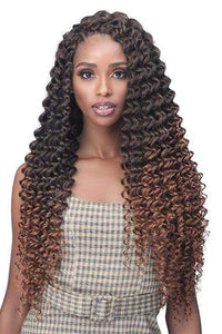 [3 Pack Deal] Bobbi Boss African Roots Synthetic Crochet Braid - 2X BRAZILIAN DEEP CURL 20" - SoGoodBB.com