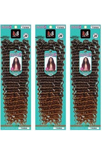 [3 Pack Deal] Bobbi Boss African Roots Synthetic Crochet Braid - 2X BRAZILIAN GOGO CURL 20" - SoGoodBB.com