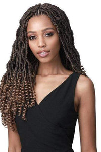 [3 Pack Deal] Bobbi Boss Synthetic Crochet Braid - NU LOCS CURLY TIPS 18" 2X - SoGoodBB.com