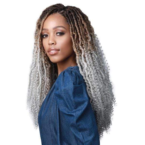 FreeTress Synthetic Hair Crochet Braids 2X Soft Faux Loc Curly 12 (6-Pack,  1)