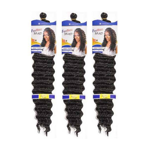[3 Pack Deal] Freetress KDB22 Crochet Braid - DEEP TWIST 22" - SoGoodBB.com