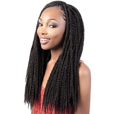 [3 PACK DEAL] Motown Tress End-Loop Synthetic Hair Senegal Twist Braid - 3X CST MEGA 22 - SoGoodBB.com