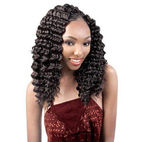 [3 Pack Deal] Motown Tress Synthetic Crochet Braiding Hair - 3X DEEP TWIST 14" 18" - SoGoodBB.com