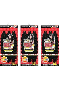 [3 Pack Deal] Motown Tress Synthetic Crochet Braiding Hair - 3X DEEP TWIST 14" 18" - SoGoodBB.com