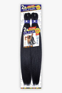 [3 Pack Deal] Sensationnel Synthetic Crochet Braid - 2X RUWA VOLUME PRE STRETCHED 24" - SoGoodBB.com
