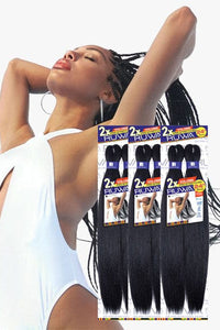 [3 Pack Deal] Sensationnel Synthetic Crochet Braid - 2X RUWA VOLUME PRE STRETCHED 24" - SoGoodBB.com