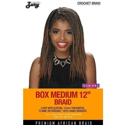 [3 pack deal] Zury Crochet Braid Box Braid - Box Medium 12" - SoGoodBB.com