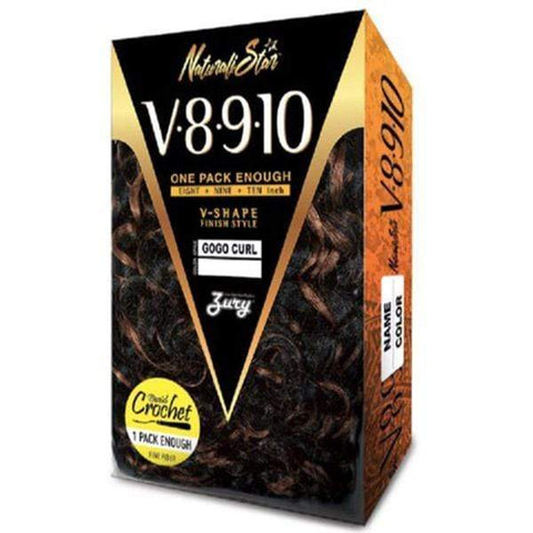 [3 Pack Deal] Zury Naturalistar V8910 One Pack Enough Crochet Braid - Water Wave - SoGoodBB.com