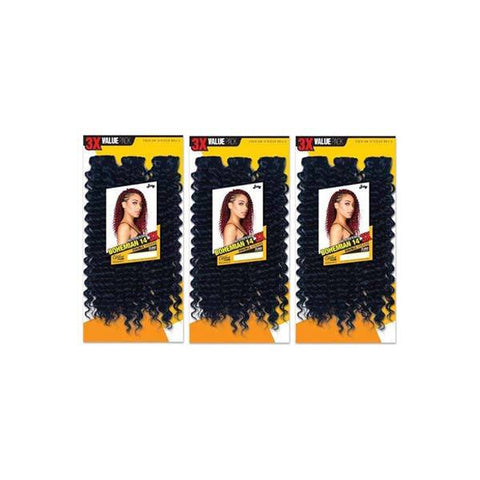 [3 Pack Deal] Zury Sis Premium African Synthetic Crochet Braid - 3X BOHEMIAN 14" - SoGoodBB.com